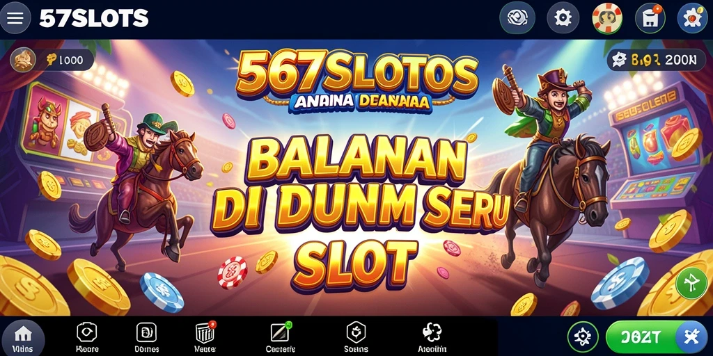Screenshot dari gameplay Racing yang menegangkan di 567SLOTS.