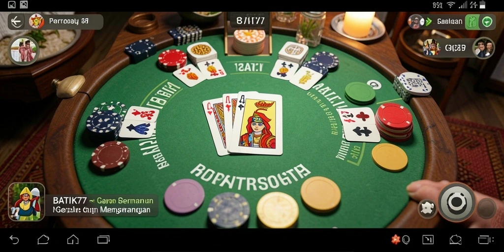 Tampilan gameplay seru dan menarik dari BATIK77.