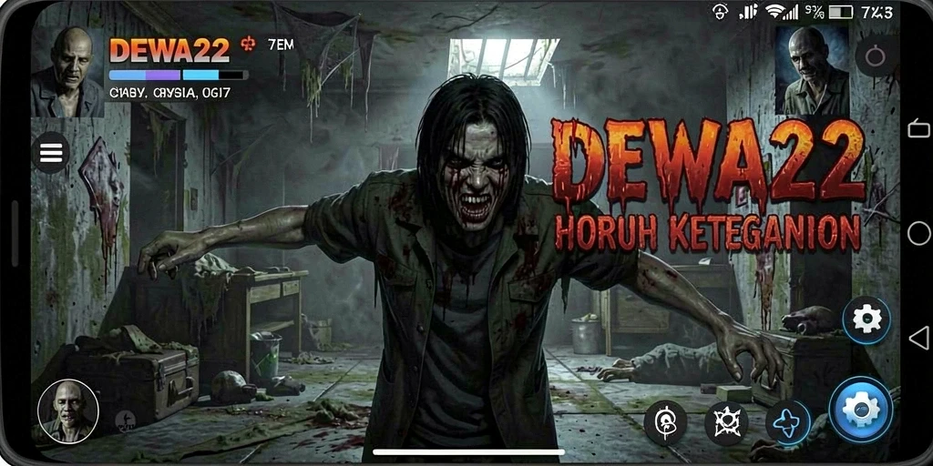 Screenshot menampilkan suasana mencekam dari gameplay DEWA22.