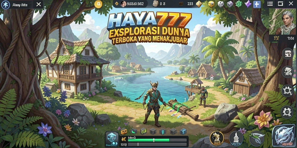 Screenshot HAYA777 menampilkan momen seru dalam eksplorasi dunia terbuka.