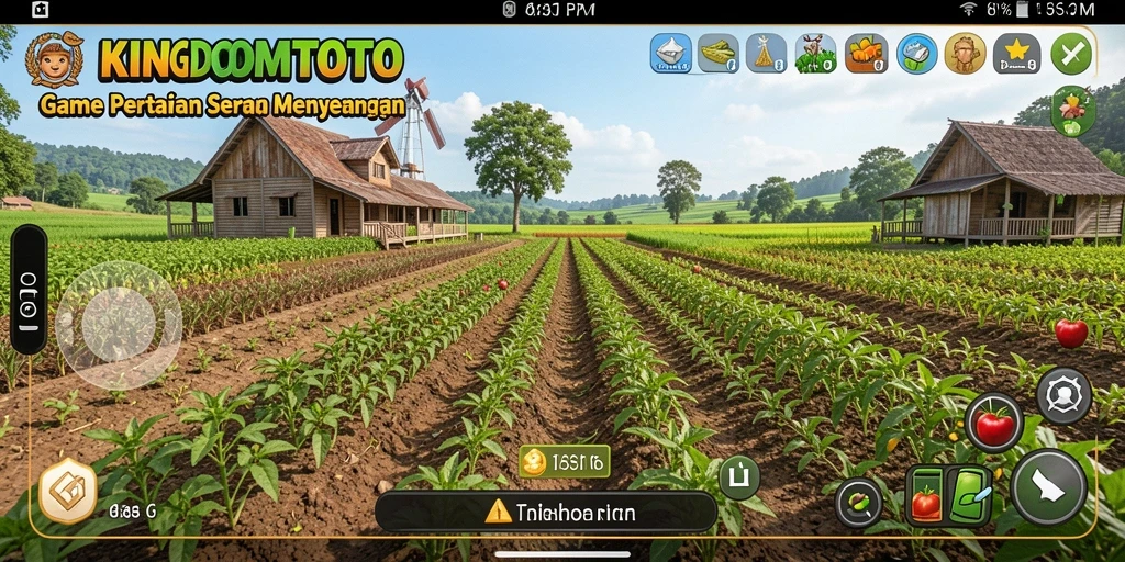 Gameplay KINGDOMTOTO yang seru dalam bertani.