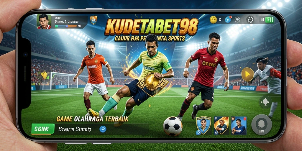 Screenshot KUDETABET98 menampilkan pemain dalam aksi olahraga yang seru.