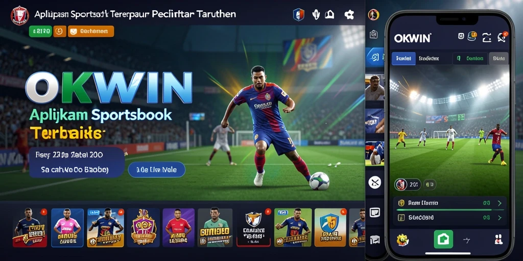 Tampilan gameplay OKWIN yang menarik saat taruhan olahraga berlangsung.