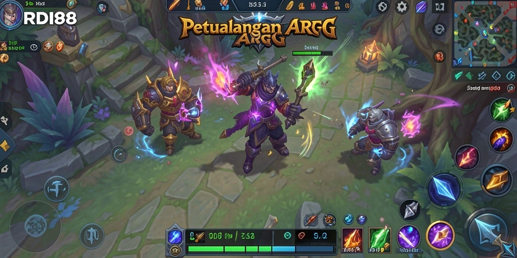 Tampilan gameplay RDI88 yang mendebarkan dengan pertarungan seru.