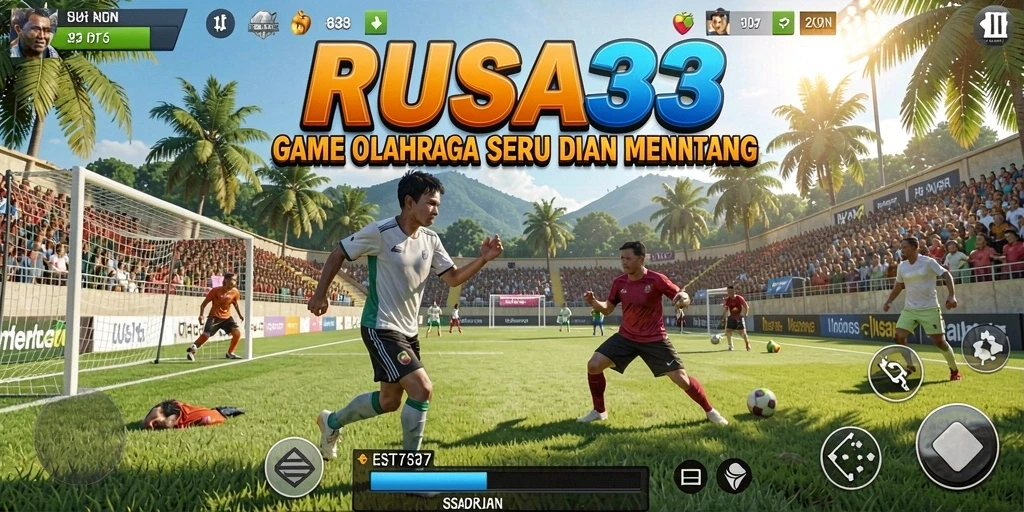 Screenshot RUSA33 menampilkan gameplay menarik dalam pertandingan olahraga.