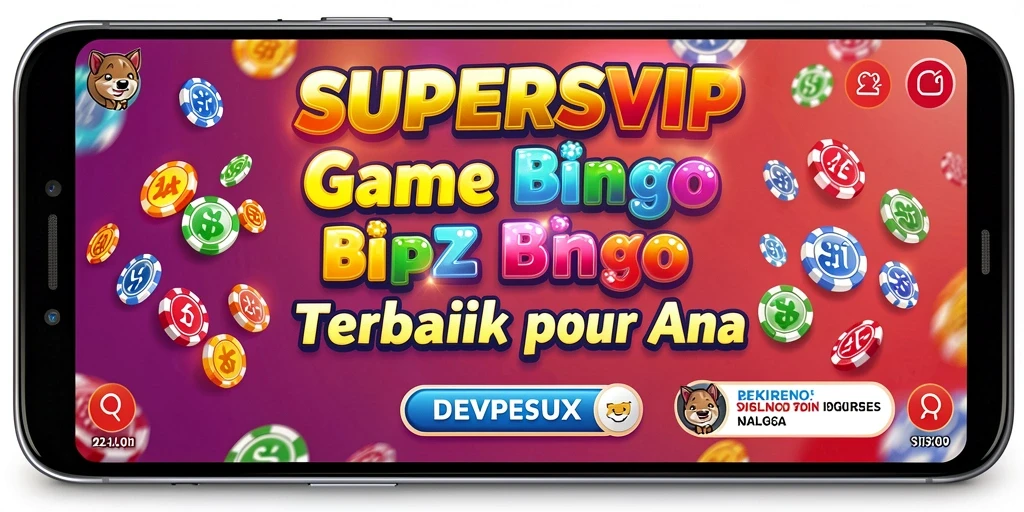 Tangkapan layar gameplay Bingo yang seru di SUPERSVIP.