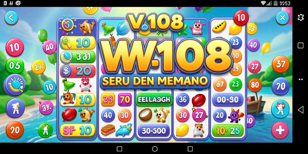 Tampilan gameplay Bingo yang seru dan interaktif.
